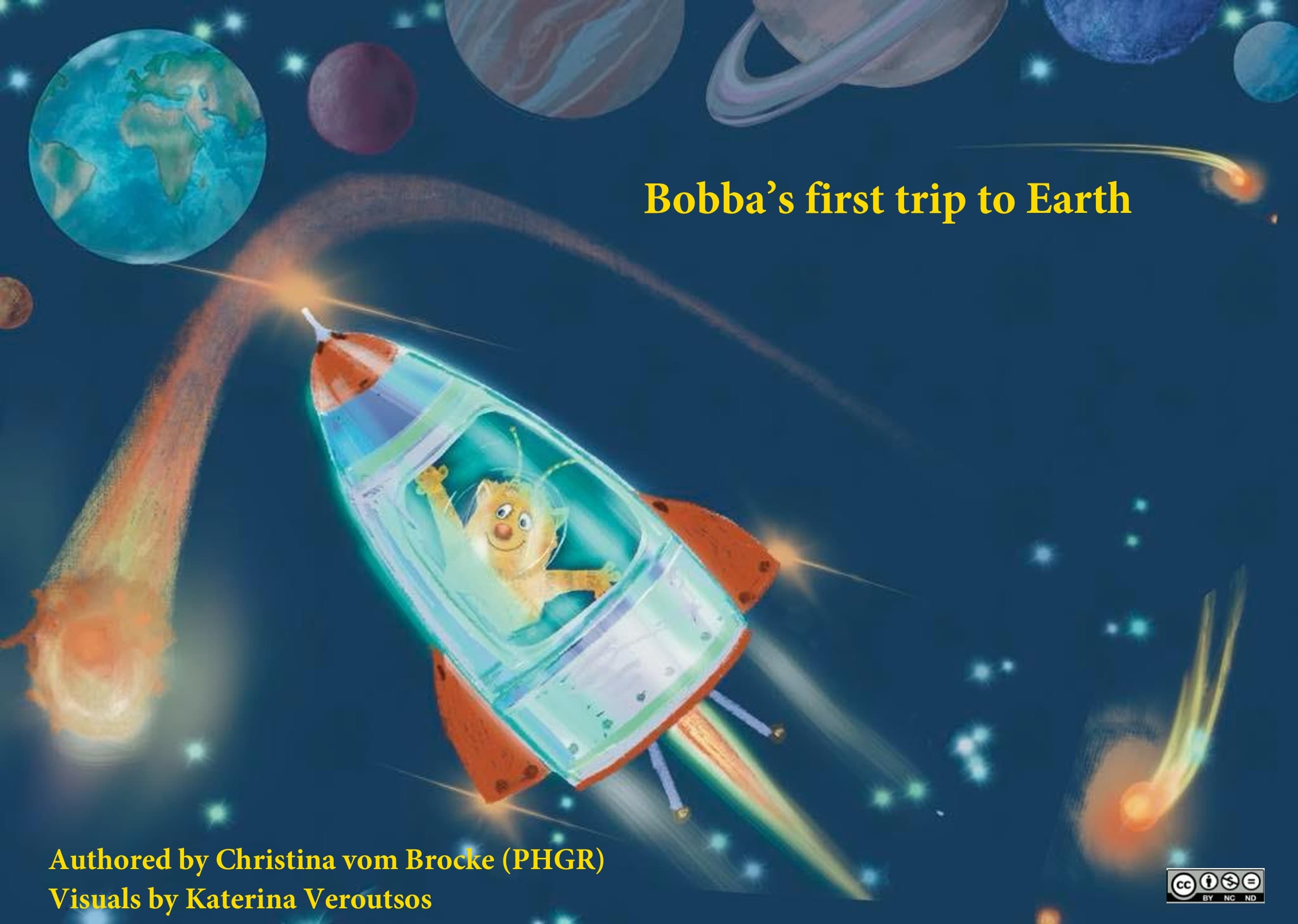 Bobba's first trip to Earth
