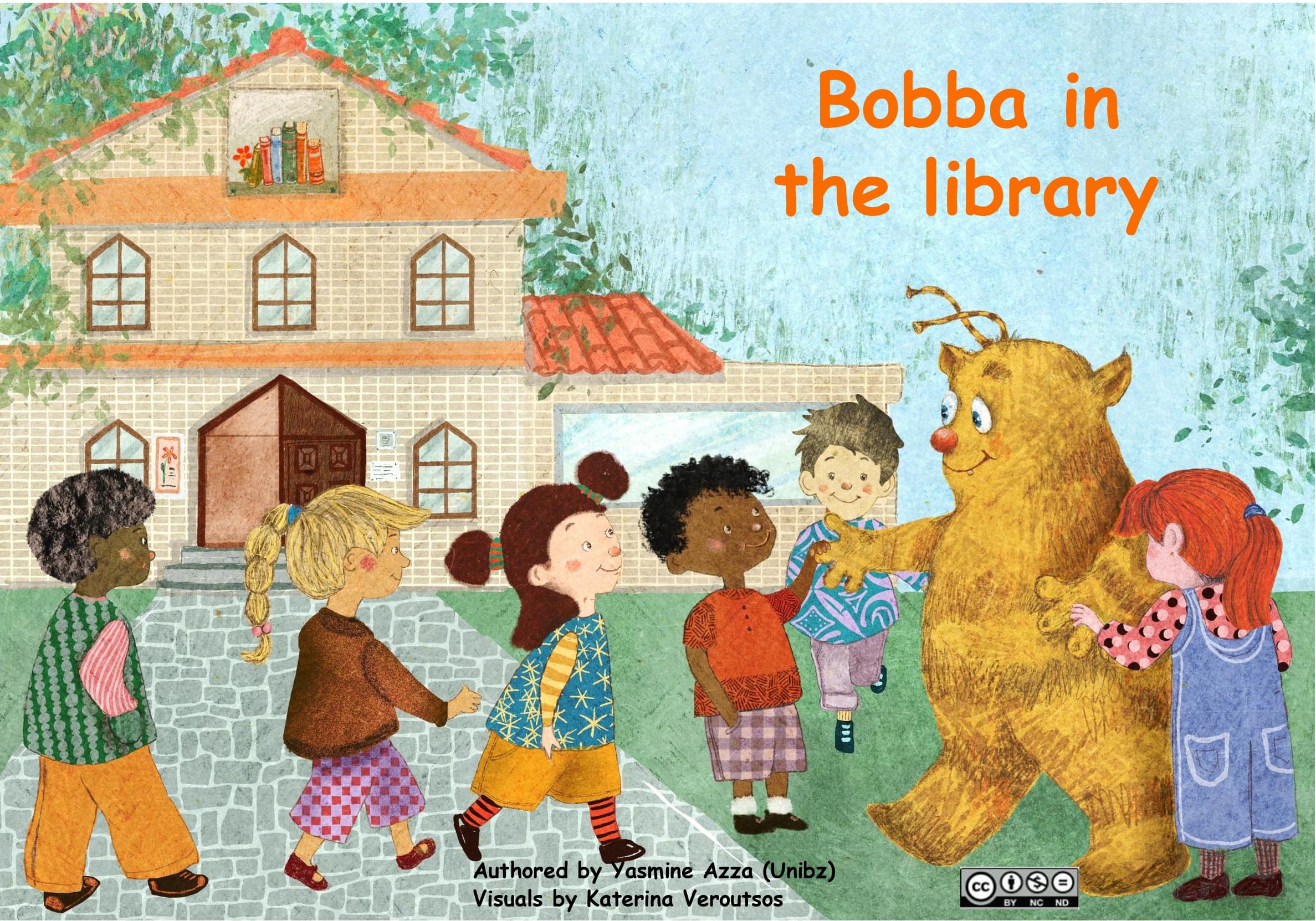 Bobba in the library